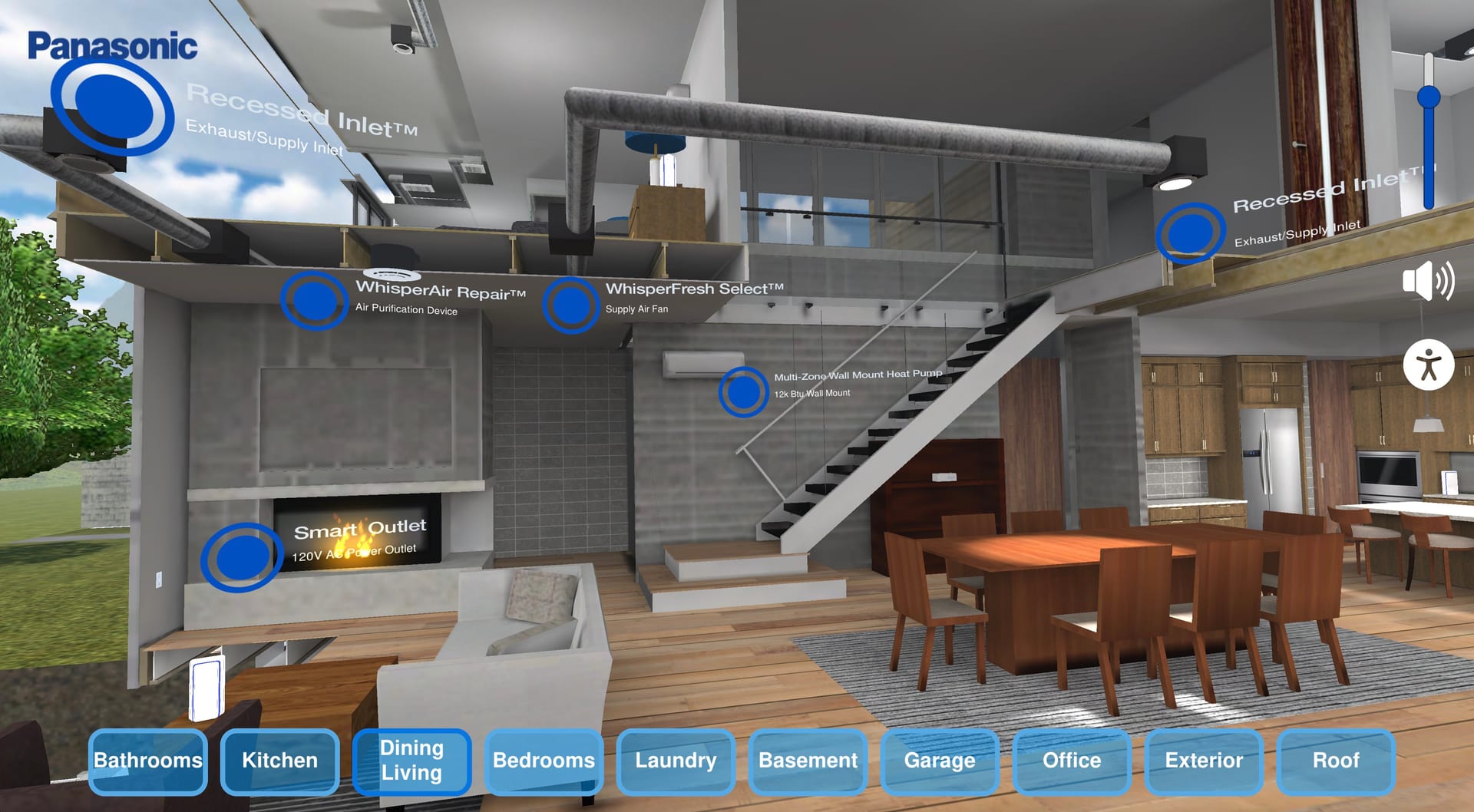 Panasonic Residential Virtual Interactive House